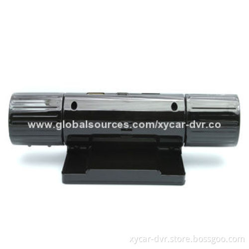 Car Black Box, Dual-camera with 1,920 x 1,080P Video Resolution, Built-in Rechargeable Battery